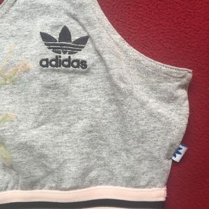 adidas bra pastel rose medium heather grey adidas bra pastel rose medium heather grey